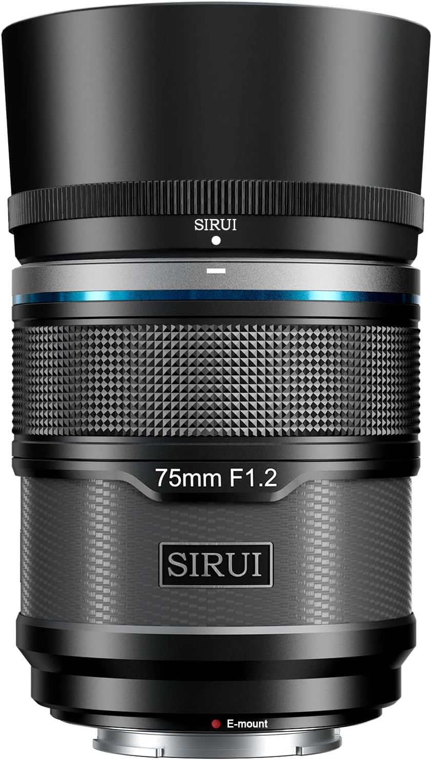 Conjunto de lentes de foco automático APS-C SIRUI Sniper 16 mm, 23 mm, 33 mm, 56 mm e 75 mm, lente grande angular F1.2