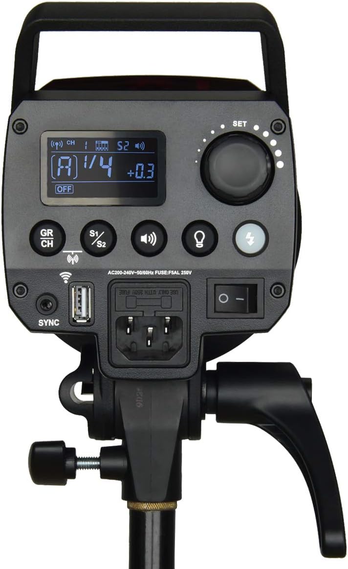 Godox MS200V MS200-V Luz de flash estroboscópica de estúdio