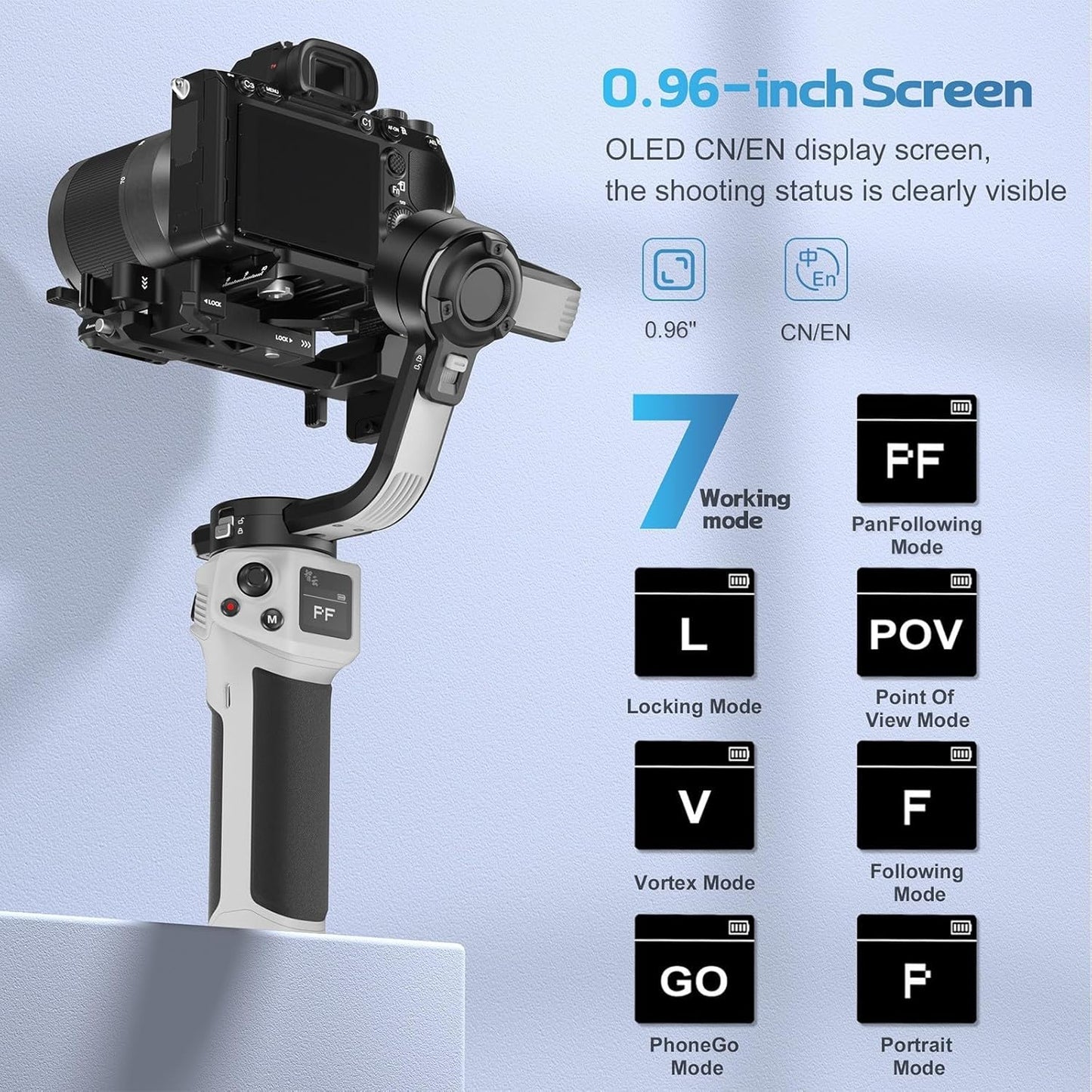 Estabilizador de cardan de 3 eixos ZHIYUN CINEPEER WEEBILL 3E