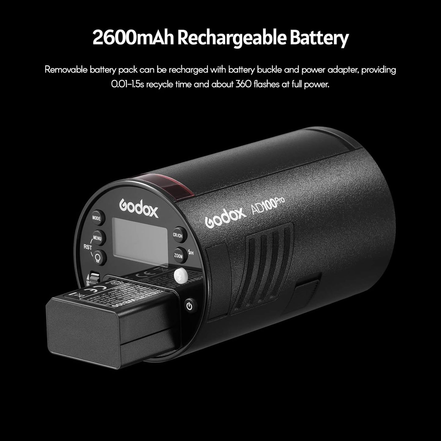 GODOX AD100Pro Pocket Studio Flash Light