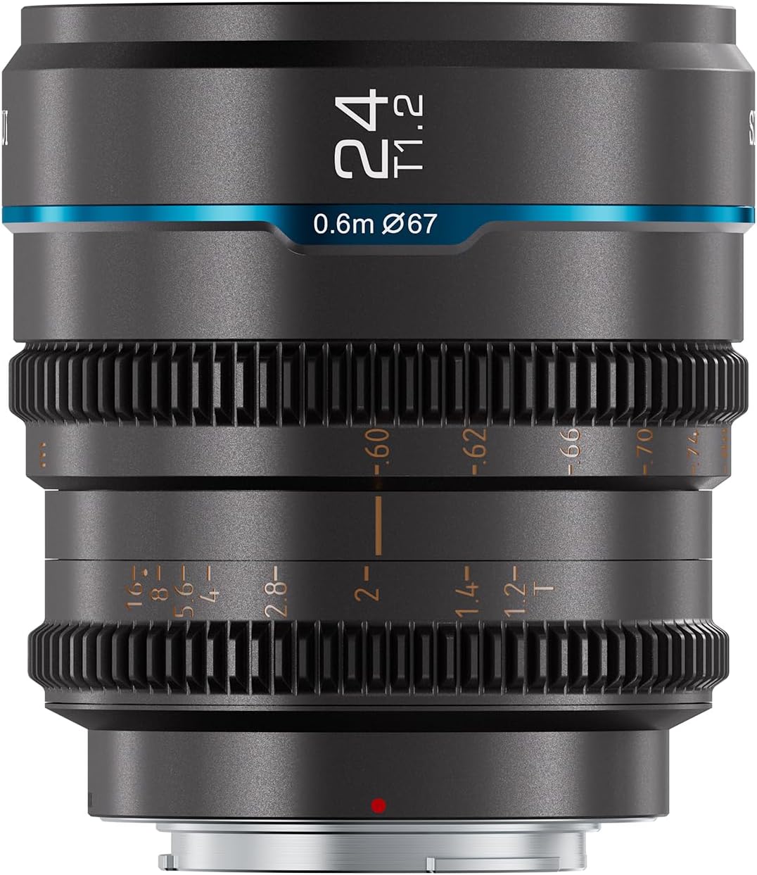 SIRUI Night Walker 24mm S35 Manual Focus Cine Lens, T1.2 Large Aperture Lens