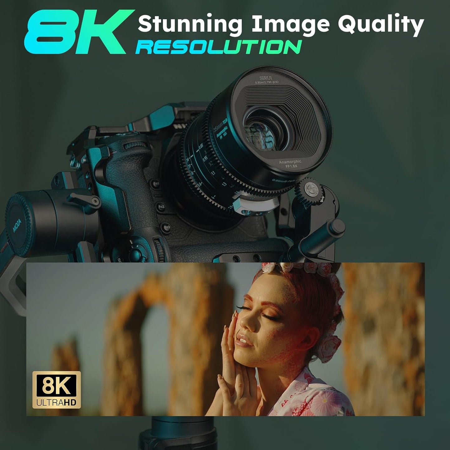 SIRUI 35mm T2.9 1.6X Full-Frame Anamorphic Lens Cinema Lens