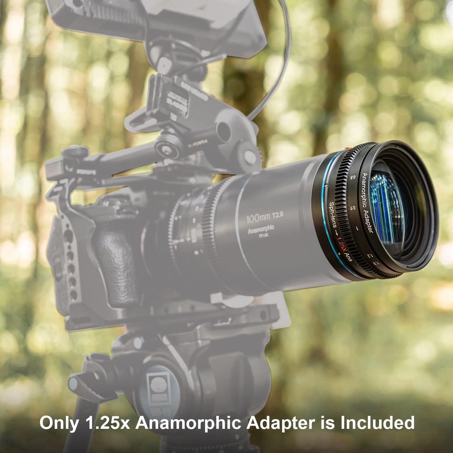 SIRUI 1.25x T2.9 Anamorphic Adapter for Venus Series Lenses with Front Single Focus
