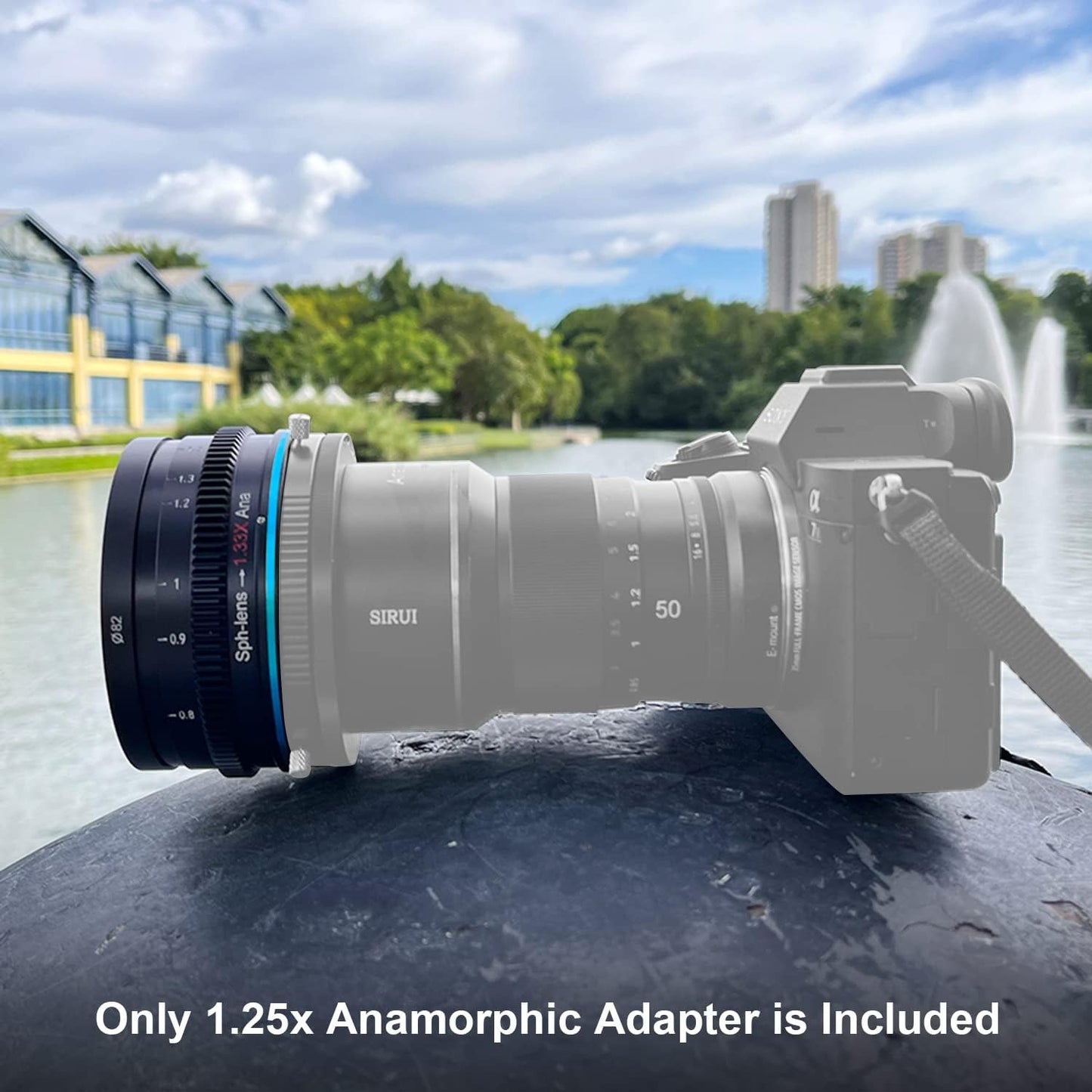 SIRUI 1.25x T2.9 Anamorphic Adapter for Venus Series Lenses with Front Single Focus