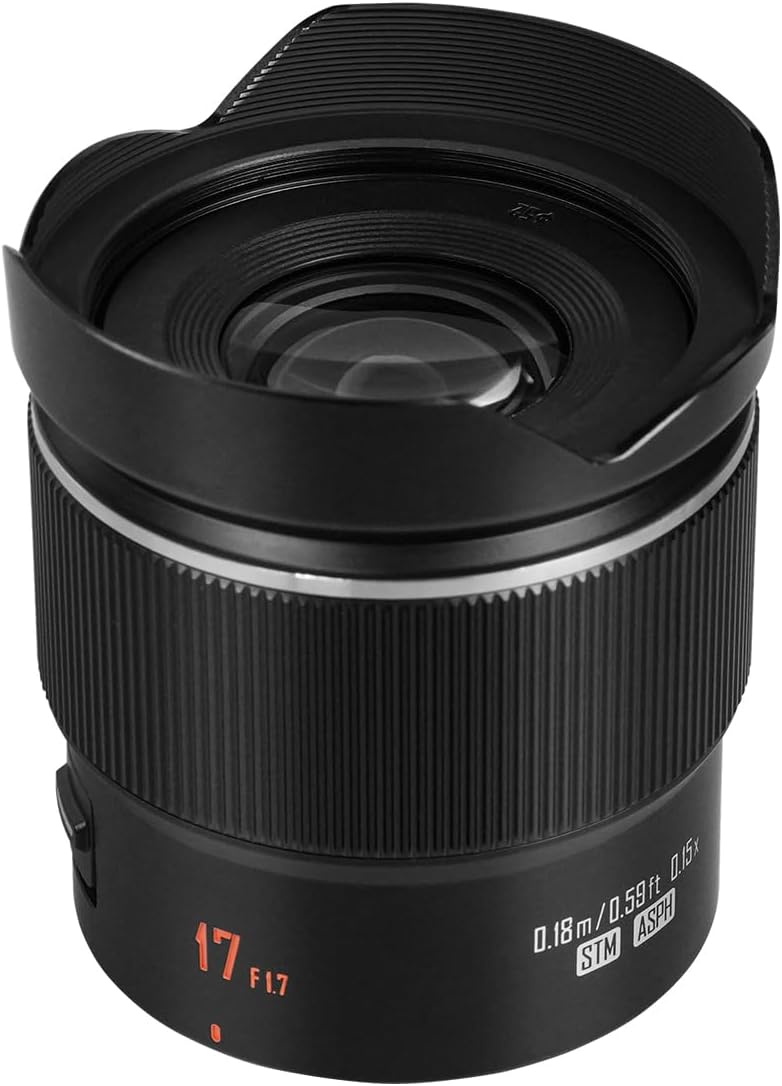 Lente YONGNUO YN17MM F1.7M para montagem M43