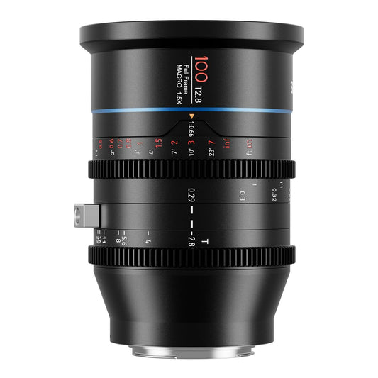 Lente Prime Cinematográfica SIRUI 100mm Jupiter Macro T2.8 Full-Frame (Montagem EF) (Montagem PL)