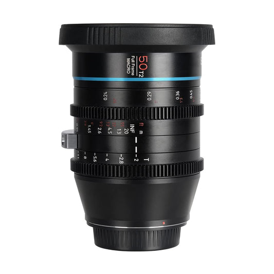 Lente Prime Cinematográfica SIRUI 50mm Jupiter Macro T2 Full-Frame (Montagem EF) (Montagem PL)