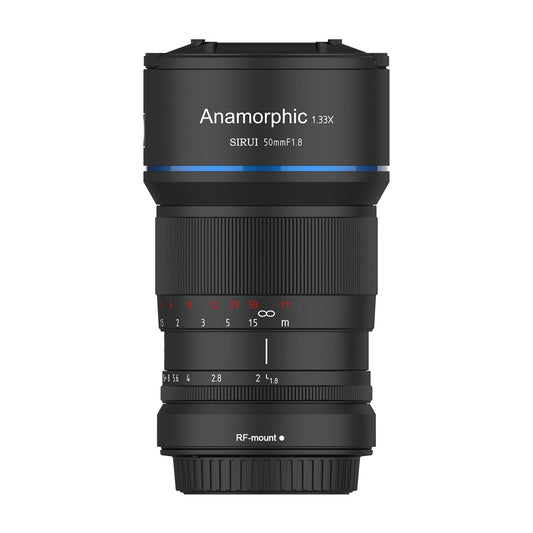 SIRUI 50mm F1.8 1.33X S35 Anamorphic Lens Blue Flare Tax Free