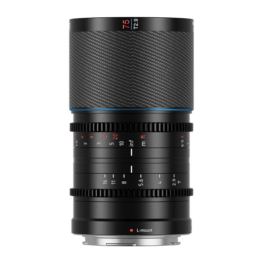 Lente anamórfica de fibra de carbono SIRUI Saturn 75mm T2.9 1.6X Full Frame, lente de cinema