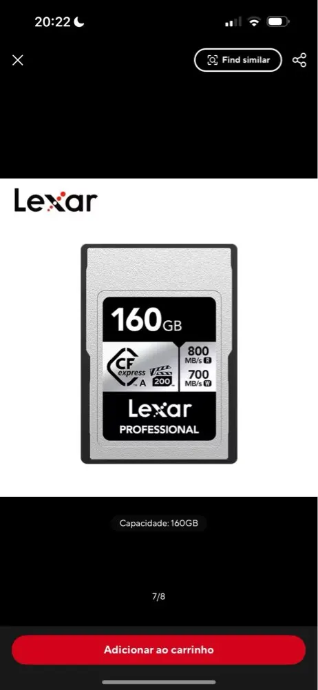 Vip Customized Lexar 160G type A
