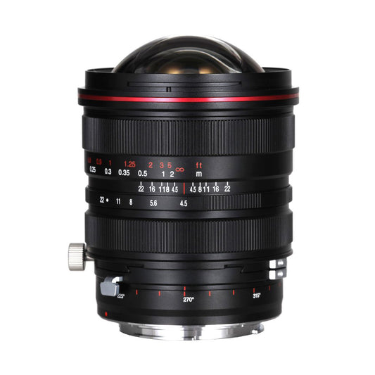 Lente Venus Optics Laowa 15mm f/4.5R Zero-D Shift (abertura de 14 lâminas)