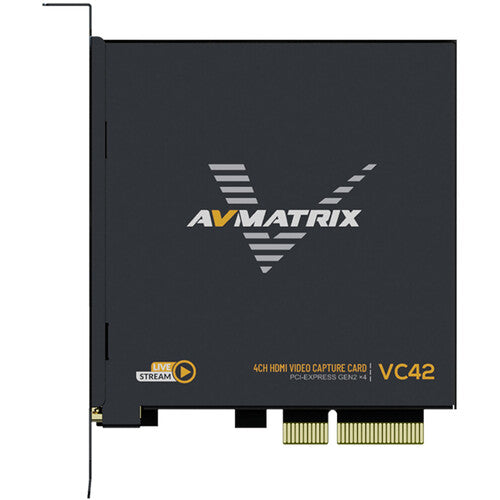 Placa de captura de 4 canais AVMATRIX VC42 1080p HDMI PCIe 