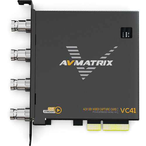 Placa de captura de 4 canais AVMATRIX VC41 1080p 3G-SDI PCIe 