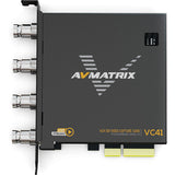 Placa de captura de 4 canais AVMATRIX VC41 1080p 3G-SDI PCIe 