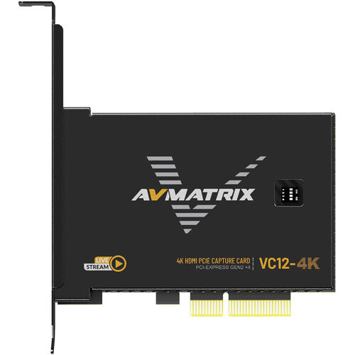 Placa de captura AVMATRIX VC12-4K UHD 4K HDMI PCIe 