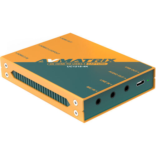 Dispositivo de captura de vídeo AVMATRIX 4K HDMI para USB-C 3.1 