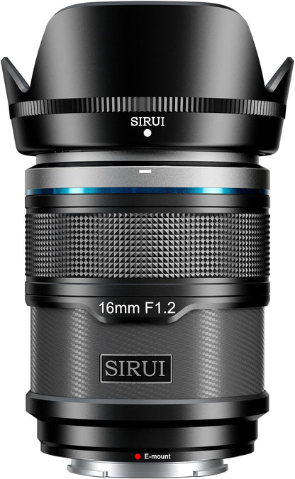 Conjunto de lentes de foco automático APS-C SIRUI Sniper 16 mm, 23 mm, 33 mm, 56 mm e 75 mm, lente grande angular F1.2