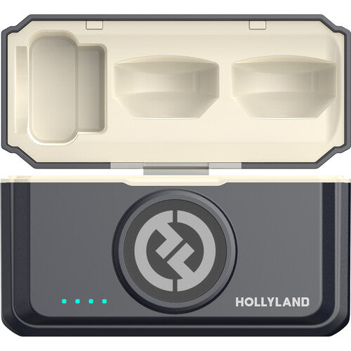 Sistema de microfone combinado sem fio Hollyland LARK M2 DUO para 2 pessoas 