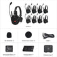 Sistema de intercomunicação sem fio Synco Xtalk XPro9 com 9 fones de ouvido de ouvido único (2,4 GHz)