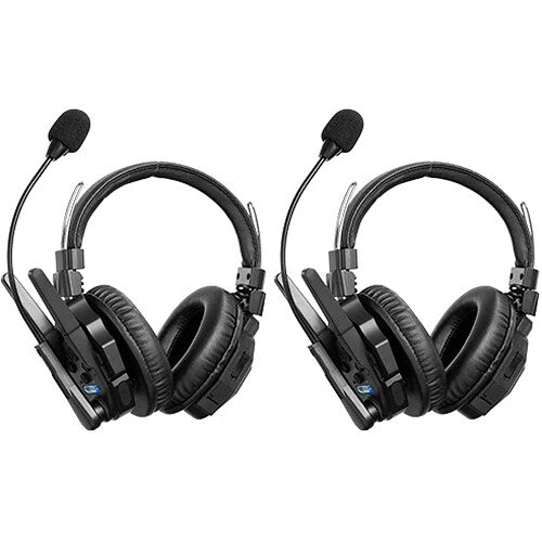Intercomunicador sem fio Synco Xtalk XMax2 com 2 fones de ouvido duplos (2,4 GHz)