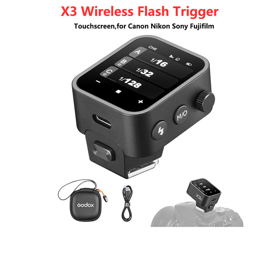 Customized wholesale Godox X3 TTL Wireless Flash Trigger for Sony Canon nikon