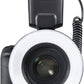 Godox ML-150II ML150II Macro LED Ring Flash Speedlite GN12 Tempo de reciclagem de 0,1-2 s 5800K ± 200K para câmeras DSLR Sony Canon Nikon Fuji Olympus Panasonic para produção de vídeo, fotografia de animais e plantas