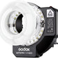 Flash de anel leve Godox Wistro AR400