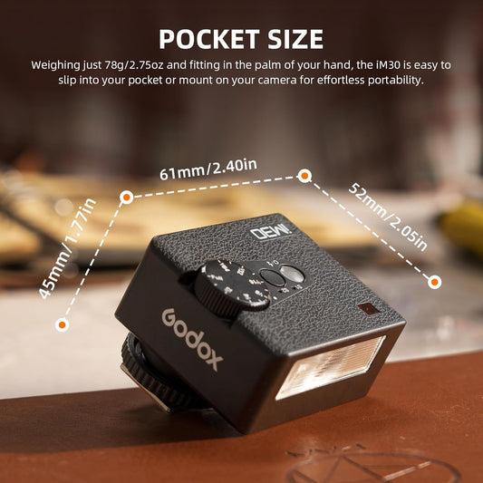 Flash da câmera Godox iM30