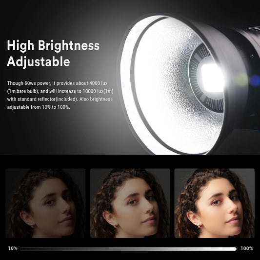 Luz de vídeo LED com suporte Bowens Godox SL-60W