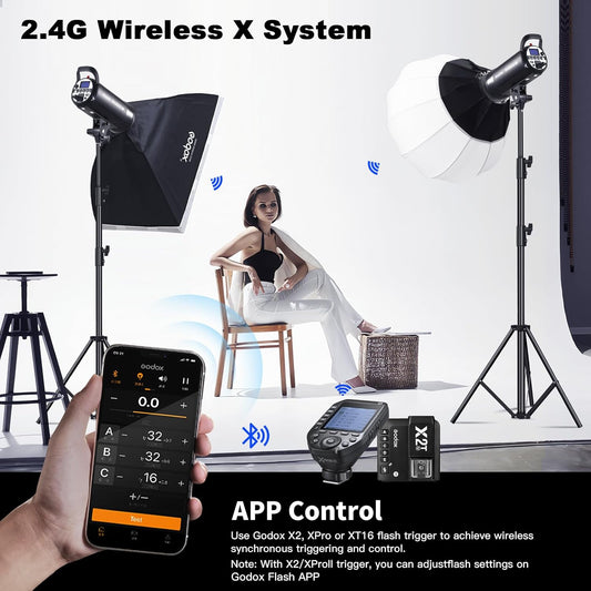 Flash estroboscópico de estúdio fotográfico Godox SK300IIV 220V