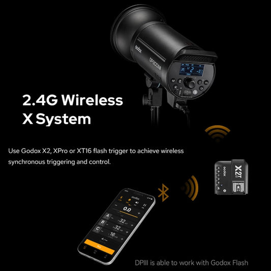 Godox DP600IIIV 600Ws Luz de estúdio com flash estroboscópico