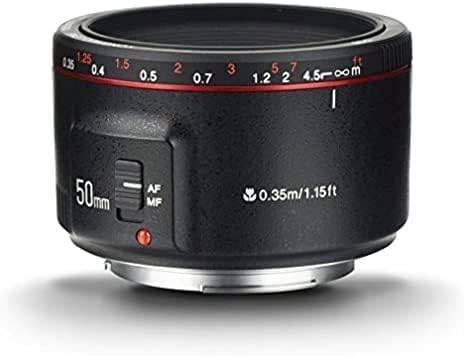 YONGNUO YN50mm F1.8 II, Lente de foco automático prime padrão para Canon