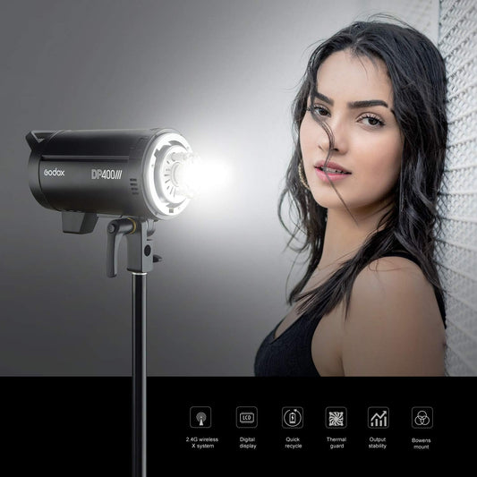Lanterna de estúdio Godox DP400III