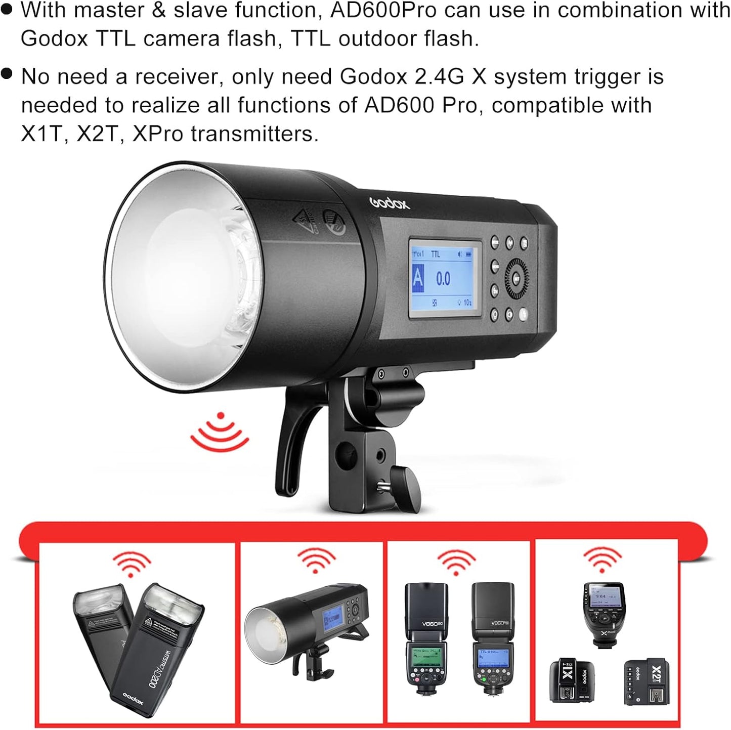 Godox AD600 Pro AD600Pro Luz estroboscópica para exteriores