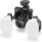 Kit de cúpula de difusão de sílica gel para difusor dental GODOX MF-DD para flash macro Godox MF12, flash Godox MF12-DK1 (1 peça)