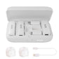 Microfone de lapela sem fio BOYA BOYALINK-W para iPhone/Android/vlog com câmera, sistema de microfone duplo de lapela tudo-em-um, entradas Lightning e USB-C e estojo de bateria para smartphones/DSLR YouTube Facebook Live