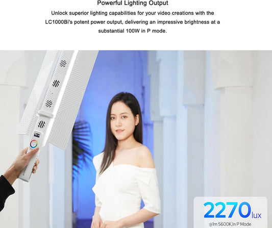 Bastão de luz LED bicolor Godox LC1000 (22") 