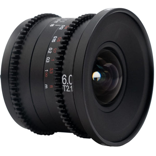Lente Venus Laowa 6mm T2.1 Zero-D Cine para Micro Quatro Terços
