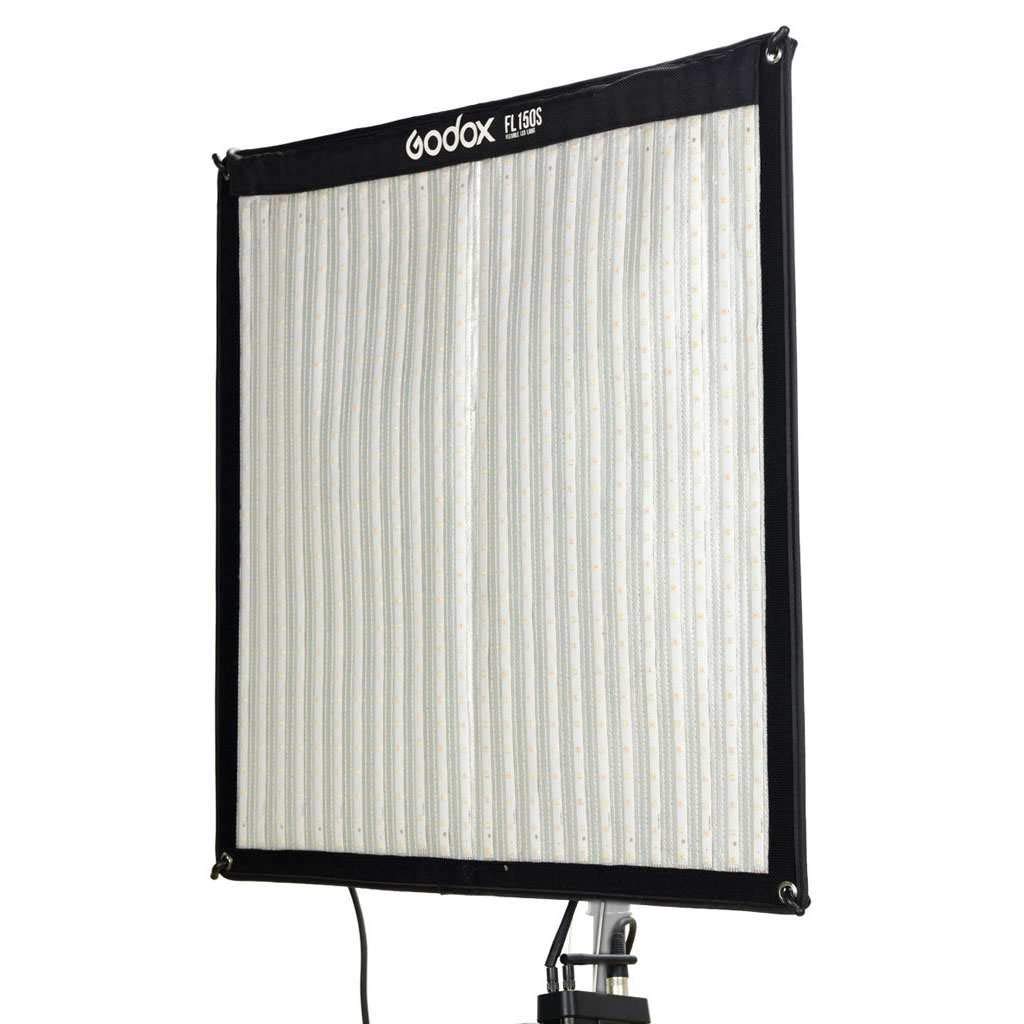 Luz LED Godox FL150S/FL150R leve, portátil, flexível e maleável