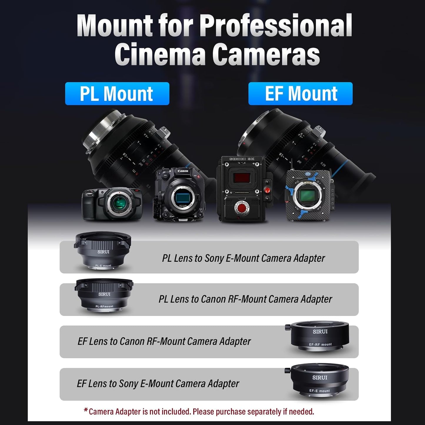 SIRUI 100mm Jupiter Macro T2.8 Full-Frame Cine Prime Lens (EF Mount)(PL Mount)