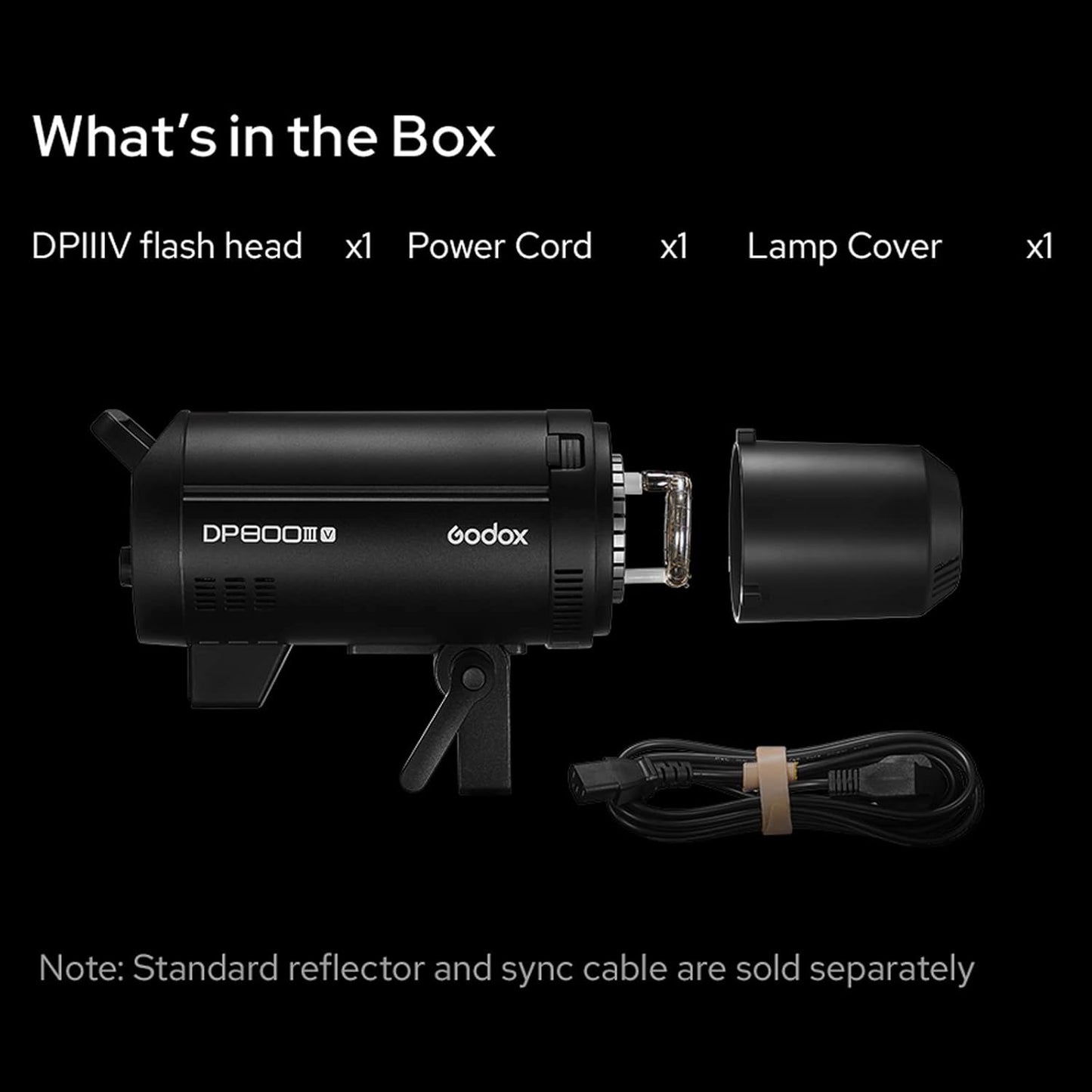 Godox DP600IIIV 600Ws Luz de estúdio com flash estroboscópico