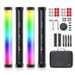 Kits Godox TL30-K1/TL30-K2/TL30-K4 Luzes de tubo RGB 8W 2700-6500K Lux 740 CRI 97 TLCI 99 13FX com bateria de 2900mAh Luz portátil magnética