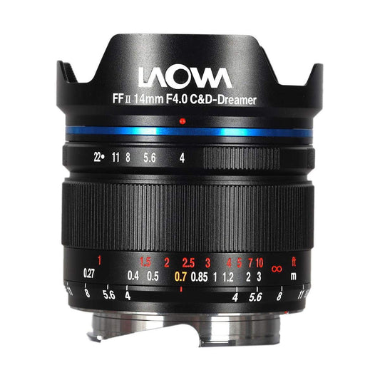 Lente Laowa 14mm f4 FF RL Zero-D grande angular com foco manual e quadro inteiro
