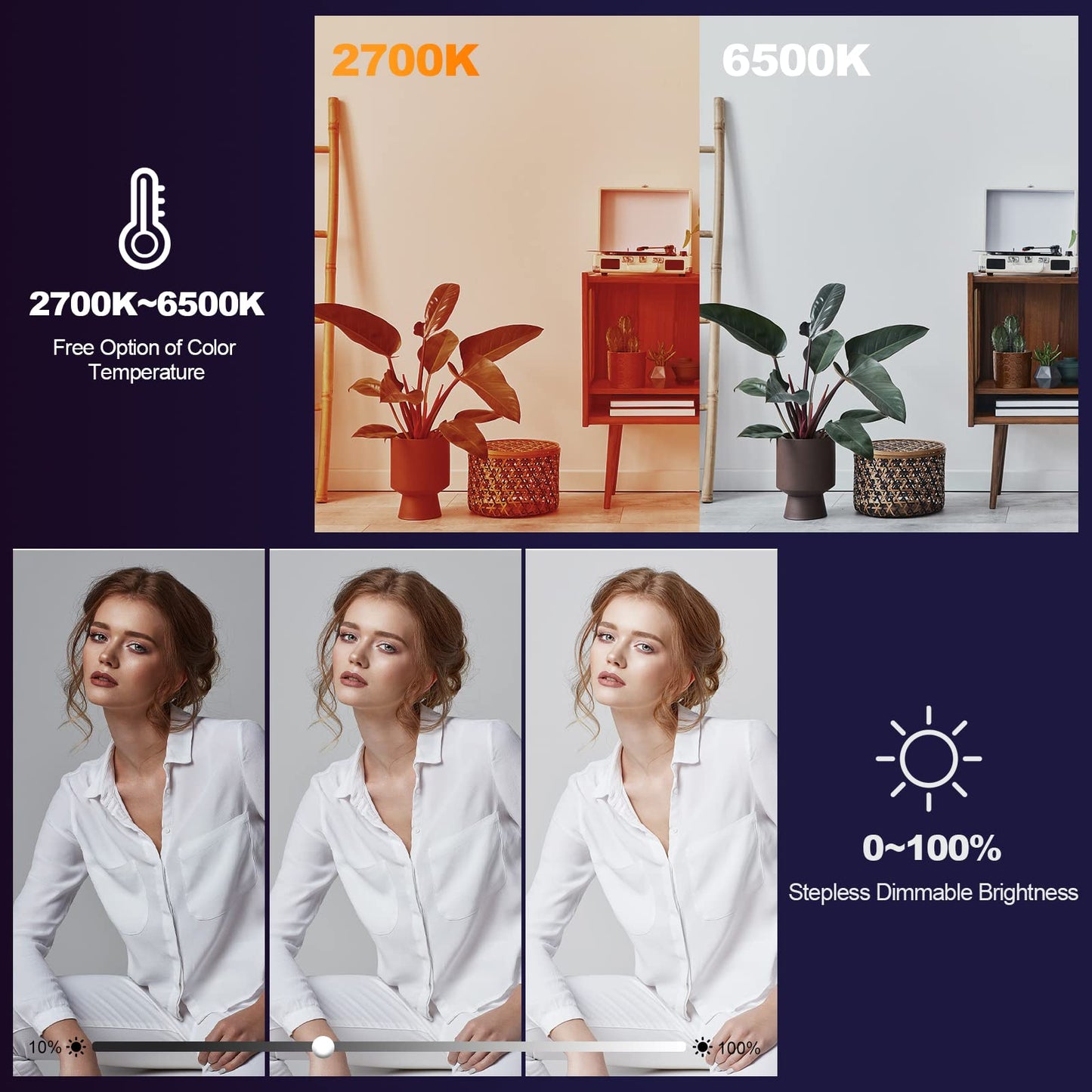 Kit de luz Godox TL60-K2/TL60-K4 Tubo de luz LED RGB colorido de 2700K a 6500K para vídeo