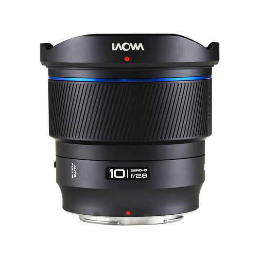 Lente LAOWA 10mm f/2.8 com foco automático (5 lâminas)