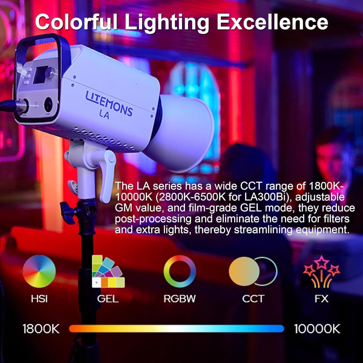Godox Litemons LA150R RGB LED Monolight 