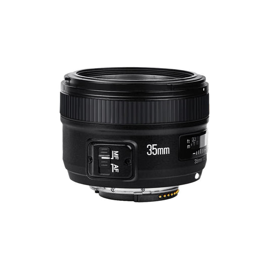 Lente YONGNUO YN35mm F2N para câmeras DSLR Nikon