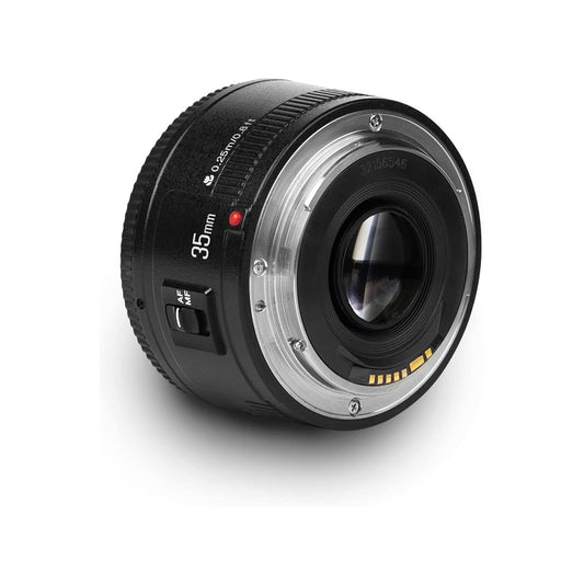 Lente YONGNUO YN35mm F2 para câmera Canon EOS com montagem EF
