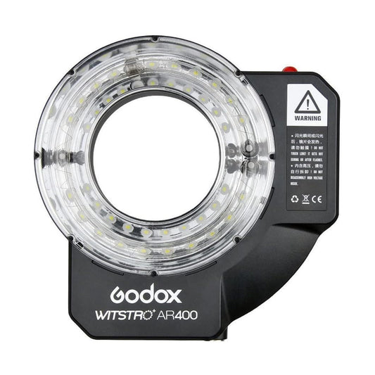 Flash de anel leve Godox Wistro AR400