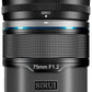 Conjunto de lentes de foco automático APS-C SIRUI Sniper 16 mm, 23 mm, 33 mm, 56 mm e 75 mm, lente grande angular F1.2